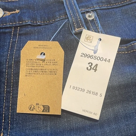 Levi's MID-LENGTH  Blue Jean Shorts - 34 - Picture 7 of 10